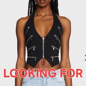 Generation kiss zipper top dollskill goth